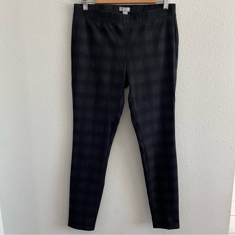 Kenar dressy black plaid leggings